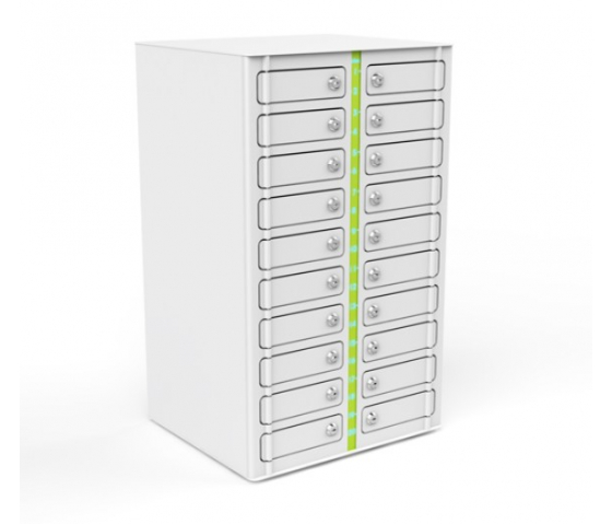 Smartphone Volt 1:1 USB-C Ladeschrank VSP1-20D-UAC-C für 20 Smartphones - digitales Codeschloss