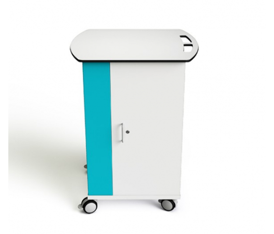 USB-C Laptop-Ladewagen mit Kabeln Zioxi CHRGTUC-LS-16# für 16 Laptops bis 16 Zoll - Tastensperre