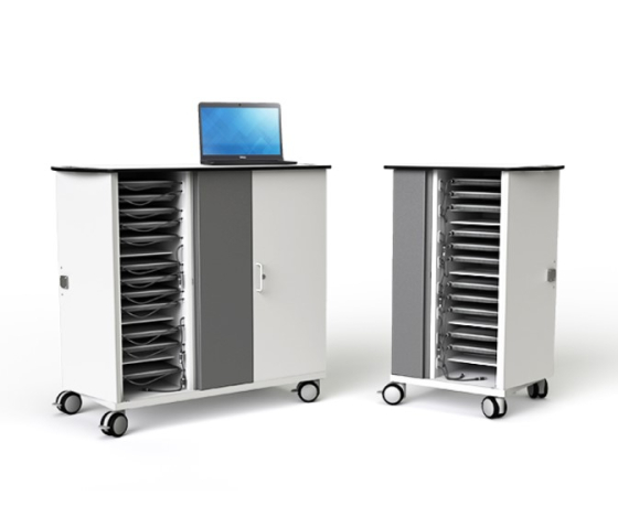 Zioxi USB-C Ladewagen für 16 Chromebooks und mobile Geräte bis 14 Zoll - RFID-Schloss