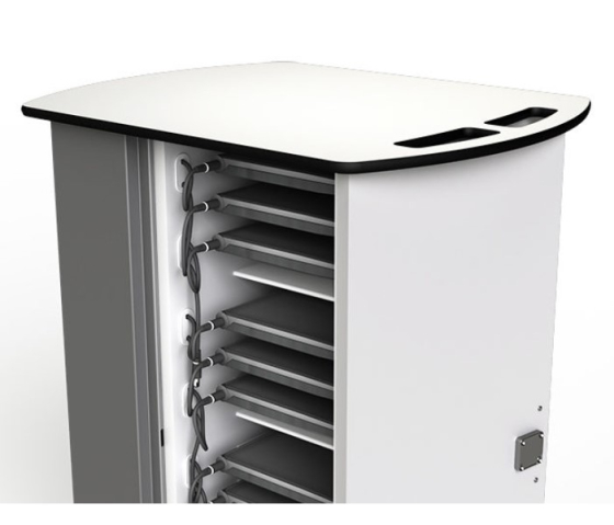 Zioxi USB-C Ladewagen für 16 Chromebooks und mobile Geräte bis 14 Zoll - digitales Codeschloss