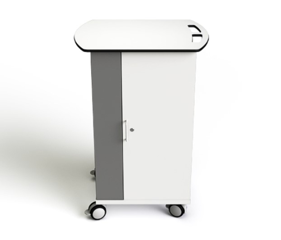 Zioxi USB-C Ladewagen für 16 Chromebooks und mobile Geräte bis 14 Zoll - Tastensperre