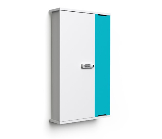 USB-C Oplaad Wandkast für 10 iPads & Tablets - inklusief USB-C kabels - CHRGWCUC-TB-10-R# - RFID slot