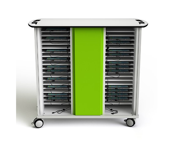 Zioxi charge & sync ladewagen für 16 oder 32 iPads und Tablets bis 11 Zoll