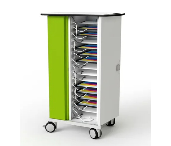 Ladewagen Zioxi CHRGTUC-PT-16-R# für 16 iPads & Apple Pencils - USB-C Kabel inklusive - RFID Schloss