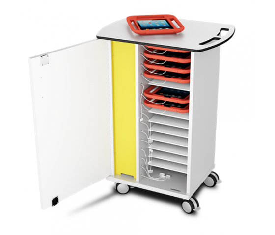 Zioxi Synchronisation & Ladewagen für 15 iPads und Tablets bis 11 Zoll in KidsCover