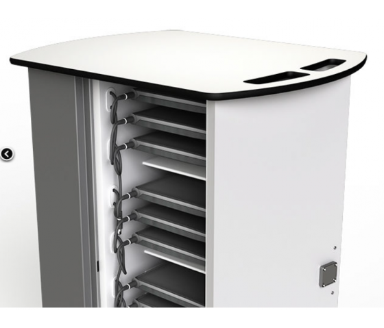 Zioxi USB-A Ladewagen für 16 Tablets bis zu 14 Zoll - Digitale Codesperre