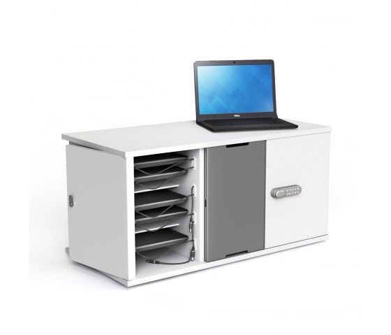 Zioxi Ladeschrank voor 16 (8 + 8) Chromebooks bis 14 Zoll Codeschloss