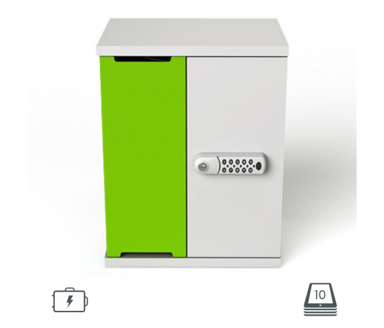 Zioxi Ladeschrank lädt nur 10 Geräte Smartphone, iPod Codeschloss