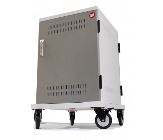 P-Tec T24V Ladewagen für 24 Tablets oder Laptops – Aufladen über Steckdosen