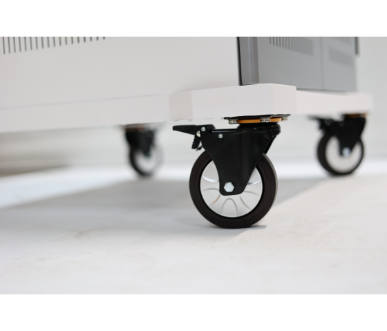 P-Tec T32V Ladewagen für 32 Tablets oder Laptops bis zu 16 Zoll – Aufladen über Steckdosen