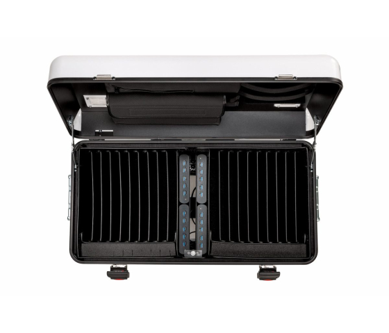 Tablet-Ladekoffer TC20 TwinCharge mit 20 USB-C Ladekabeln - für 20 Tablets bis zu 12,9 Zoll - weiß