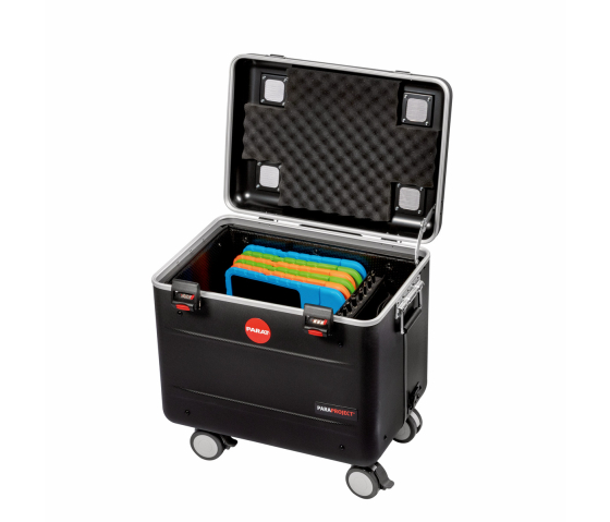 PARAT TC10 EDUCOVER Ladekoffer für 10 Tablets mit Schutzhüllen - USB-C & USB-A TwinCharge - schwarz