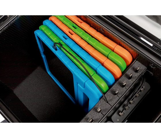 PARAT TC10 EDUCOVER Ladekoffer für 10 Tablets mit Schutzhüllen - USB-C & USB-A TwinCharge - weiß