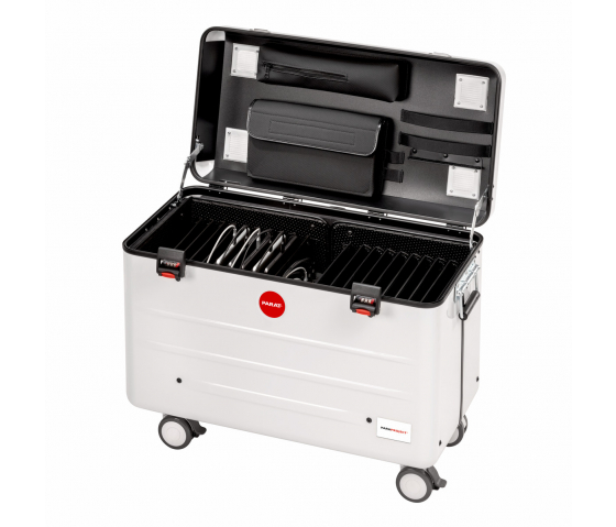 Parat Paraproject Ladekoffer TC20 TwinCharge USB-C für 20 Tablets bis 12.9 Zoll - ohne Kabel in Weiß