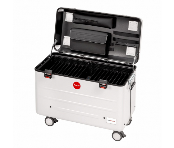 Parat Paraproject Ladekoffer TC20 TwinCharge USB-C für 20 Tablets bis 12.9 Zoll - ohne Kabel in Weiß