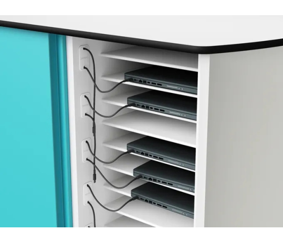 Zioxi onView Netwerk oplaadkar voor 16 laptops - inclusief USB-C kabels - sleutelslot