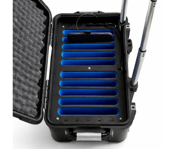 USB-C Tablet-Ladekoffer P-TEC TAB-10 - für 10 Tablets bis 11 Zoll - ohne Kabeln