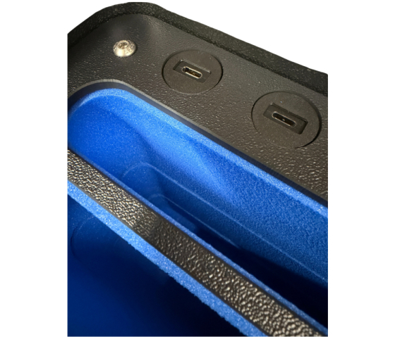 USB-C Tablet-Ladekoffer P-TEC TAB-10 für 10 Tabletten bis 11 Zoll - inklusief kabels