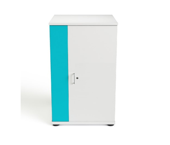 USB-C Laptop-Ladeschrank für 16 Laptops mit vormontierten Kabeln - Zioxi CHRGCUC-LS-16-K# - Tastensperre