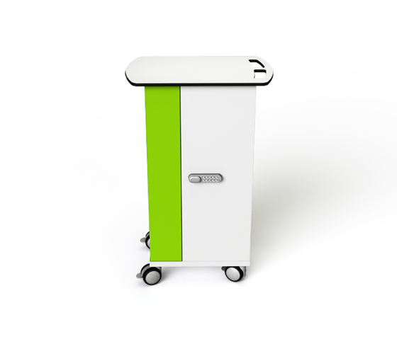 Zioxi onView Ladewagen für 16 Tablets bis zu 11 Zoll – Web-Verwaltung – inklusive USB-C-Kabel – digitales Zahlenschloss