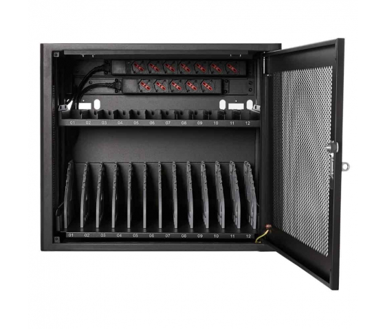 BRV12v2 Ladeschrank für 12 Tablets oder Laptops bis zu 16 Zoll