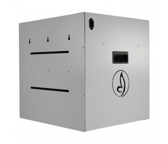 Bravour BRVD16 Ladeschrank für 16 mobile Geräte bis zu 17 Zoll - Weiß - Steckdose