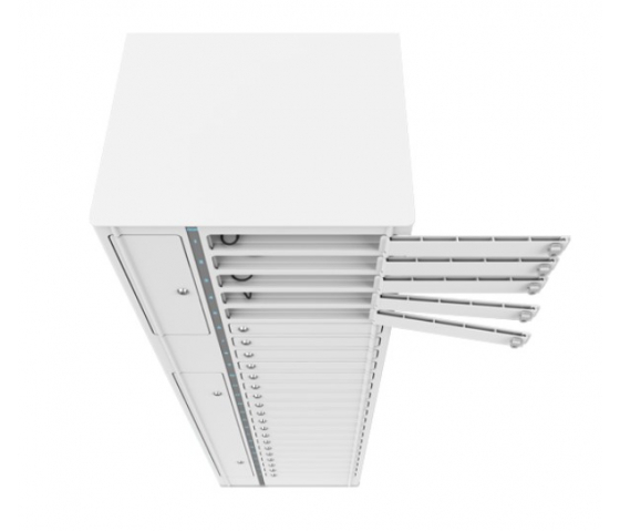 Zioxi Volt BYOD Load Locker VLS1-24S-UC-C-G# für 24 Geräte bis 17 Zoll - digitales Codeschloss - USB-C