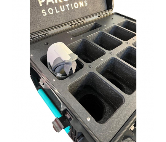 Universelles VR-Headset-Ladekoffer für 10 VR-Headsets