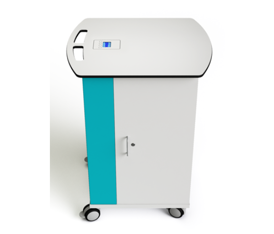 Laptop onView Ladewagen Zioxi für 16 Laptops bis zu 16 Zoll - mit Schlüsselschloss