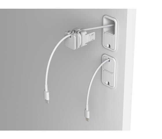 Tablet-Ladewagen mit Abstandsmanagement & Tragekörben für 16 oder 32 Tablets bis 10,5