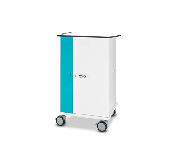 Zioxi onView Netwerk oplaadkar voor 32 laptops - inclusief USB-C kabels - digitaal codeslot