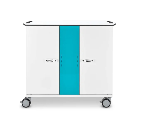 Zioxi onView Netwerk Ladewagen für 16 Laptops - inkl. USB-C-Kabeln - RFID-Steckplatz