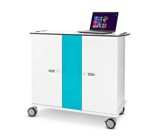 Zioxi onView Netwerk Ladewagen für 16 Laptops - inkl. USB-C-Kabeln - RFID-Steckplatz