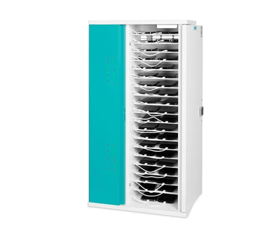 Zioxi Ladeschrank für 40 Smartphones inkl. USB-C-Kabeln - wandmontage - Digitaler Codeslot