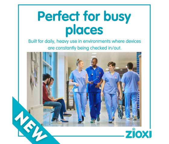 Zioxi Wandladeschrank für 80 Smartphones – Schlüsselschloss