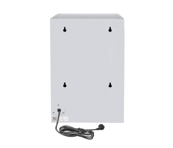 Compact Fächerschrank mit Ladefunktion BR5KLDESK Schwarz für 15 mobile Geräte - USB & Steckdose - Schlüsselschlösser