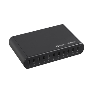250W USB-C-Schnellladestation mit 10 Anschlüssen
