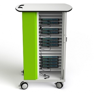 USB Ladewagen Zioxi für 20 Tablets bis zu 10.5 Zoll, Digitale Codeschloss