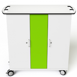 Tablet USB-C Ladewagen Zioxi CHRGTUC-TB-40-K für 40 Tablets bis zu 10,5 Zoll - Tastensperre