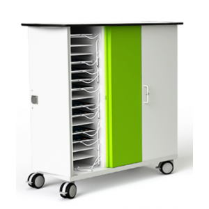 Tablet USB-C Ladewagen Zioxi CHRGTUC-TB-40-C für 40 Tablets bis zu 10,5 Zoll - digitales Codeschloss