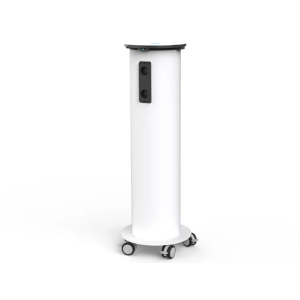 Zioxi PowerHub Tower mit Kabel – 4 Steckdosen / 4 USB-A- und USB-C-Anschlüsse