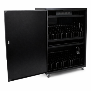 BRVD32 Ladewagen für 32 mobile Geräte bis zu 17 Zoll - schwarz - Steckdosenleiste