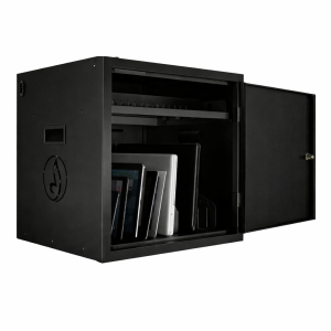 Bravour BRVDC12 Ladeschrank für 12 Tablets oder Laptops bis 17 Zoll - Schwarz - USB-C