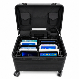 Bravour® BRVK10 Lade & Sync Koffer für 10 iPads und Tablets bis zu 13 Zoll - inklusive Kabel