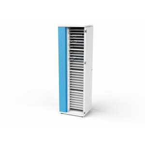 High USB-C Laptop-Ladeschrank CHRGSUC-LS-32-C# für 32 Laptops - USB-C Kabel inklusive - digitales Codeschloss