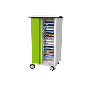 iPad und Pencil USB-C Ladewagen Zioxi CHRGTUC-PT-16-K# inklusive USB-C Kabel für 16 iPads bis zu 10,9 Zoll - Tastensperre