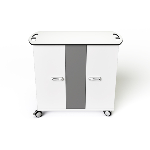 Chromebook USB-C Ladewagen mit Kabeln Zioxi CHRGTUC-CB-32-C# für 32 Chromebooks bis zu 14 Zoll - digitales Codeschloss