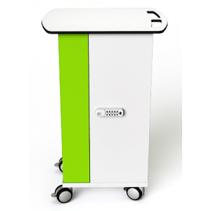 Zioxi Ladenwagen für das Aufladen von 16 Mikrosoft Surface Go Tablets - Codesperre