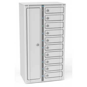 Zioxi Volt USB-C Ladeschrank VSP1-10S-UC-K-G für 10 Smartphones - Tastensperre