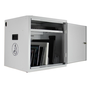 Bravour BRVD12 Ladeschrank für 12 Tablets oder Laptops bis 17 Zoll - Weiß - USB